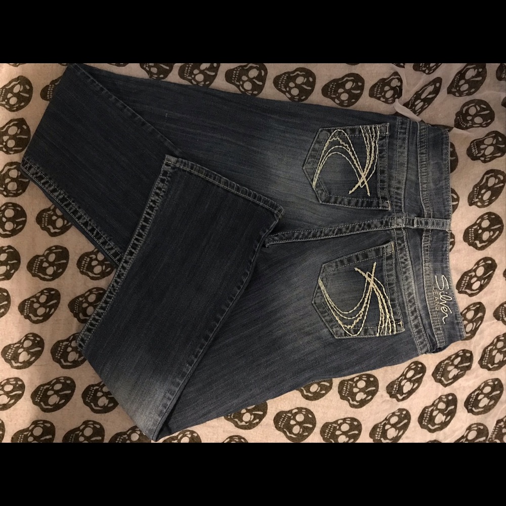 Silver jeans